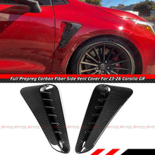 For 2023-2026 Toyota GR Corolla Full Carbon Fiber Fender Garnish Side Trim Cover