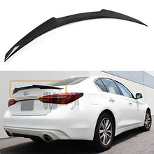 Real Carbon Fiber Trunk Spoiler Wing for Infiniti Q50 Q50S 2014-2024