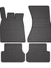 4pcs Floor Mats Liner for Audi A6 S6 C7 2012-2018 Black Rubber All-Weather 4 Pcs