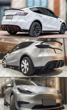 For 2020-2024 Tesla Model Y Performance 2pc Winglet Gloss Black Side Skirt Extension