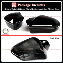 Gloss Black Side Mirror Covers Cap Replacement For 2023–2025 BMW G60 G70 G90 i5 i7 M5