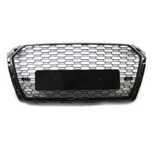 For Audi A4 S4 B9 2017-2019 Front Bumper Grille Honeycomb Mesh Grill RS4 Style