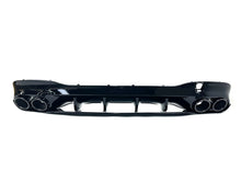 Gloss Black Rear diffuser w/ Exhaust Tips Replace for Mercedes CLA C118 AMG Pack 2020-2023 di200