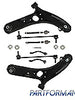 8x Front Lower Control Arm Kit Sway Bar for 2011-2017 Hyundai Accent