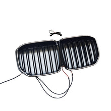 LED Gloss Black Double Slat Car Front Kidney Grill Fits For BMW X7 G07 2019-2022