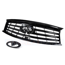 Front Upper Grille Gloss Black for 2014-2017 INFINITI QX70