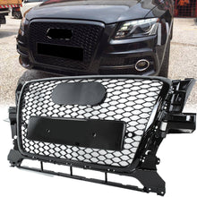 Fits 2009-2012 Audi Q5 SQ5 RSQ5-Style Front Upper Grill Grille Honeycomb Gloss Black