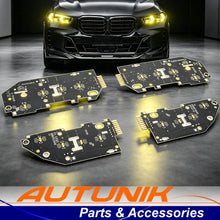 Yellow CSL DRL LED Module Boards For 2024-2026 BMW G05 G06 LCI X5 X6 X5M X6M