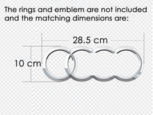 Gloss Black RSQ5 Style Front Grille for Audi Q5 2013-2017 Replacement Grill