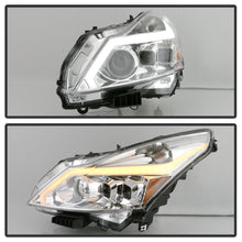 Chrome Headlights w/LED Sequential Signal Switchback DRL For 2010-2013 Infiniti G37 G25 G40 Sedan