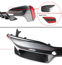 For 2018-2023 BMW F90 M5 3D Style Carbon Fiber Rear Bumper Diffuser Lower Valance