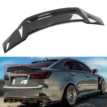 For 2006-2013 Lexus IS250 IS350 ISF Sedan R Style Carbon Fiber Print Rear Trunk Spoiler Wing