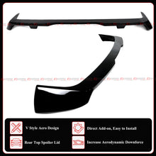 For 2019-2026 BMW X7 G07 M60i GT Style Gloss Black Rear Roof Spoiler Wing Extension