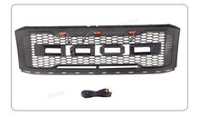 Grille Front Bumper Upper Mesh Grill w/ Lights for Ford Expedition 2007-2017