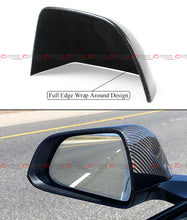 For 2020-2024 Tesla Model Y Add-On Real Carbon Fiber Side Mirror Covers Cap