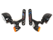 Auxiliary LED Spot Fog Light Turn Signals Fit For Harley Street Glide 1994-2023