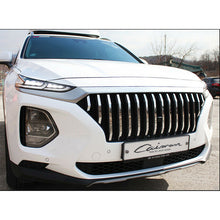 Front Bumper Upper Grille w/ Camera Hole fit for 2019 2020 Hyundai Santa Fe