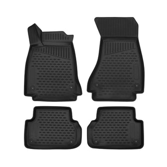 4Pcs Floor Mats Liner for Audi A5 Sportback 2018-2024 Black TPE All-Weather