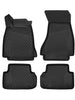 4pcs Floor Mats Liner for Audi A4 Allroad 2017-2023 Black TPE All-Weather