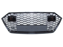 Gloss Black Honeycomb Front Bumper Grille Grill for AUDI A7 S7 2019-2023 fg11