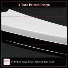 For 2025-2026 Honda Civic White Pearl Black Front Bumper Lip Splitter