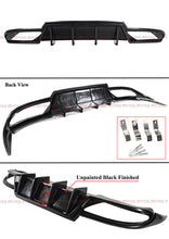 Unpainted Black For 2013-2020 Lexus GS300 GS350 F Sport WA Style Shark Fin Rear Bumper Diffuser