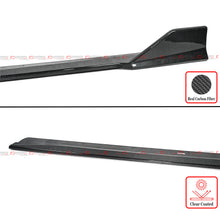 For 2022-2026 Toyota GR86 Subaru BRZ ZN8 R Style Carbon Fiber Side Skirt Extension