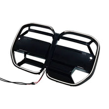 Gloss Black Front Bumper Grille w/ LED Light for BMW 4 Series G22 G23 430i M440i 2021-2026
