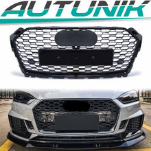 For Audi A5 S5 B9 2017-2019 Front Bumper Grille Honeycomb Hood Grill RS5 Style