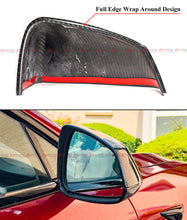 Add-On Real Carbon Fiber Mirror Cover Caps fit for 2021-2023 Tesla Models S