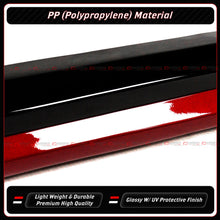 For 2018-2024 Toyota Camry Yofer Supersonic Red Black 2 Tone Side Skirt Extension