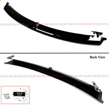 For 2024-2025 Tesla Model 3 Highland AD Winglet Style Gloss Black Front Lip Splitter