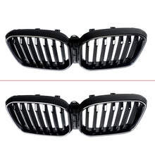 Signal Line Front Kidney Grille With LED Light For 2022-2024 BMW X3 X4 G01 G02 Gloss Black