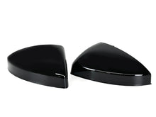 Gloss Black Mirror Cover Caps For AUDI TT MK3 TTS TTRS R8 2015-2024 w/o Lane Assist