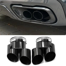 Stainless Dual Exhaust Muffler Pipe Tips for BMW X5 G05 X6 G06 X7 G07 2019-2026 (M-Sport Only)