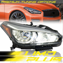 Non AFS Right Passenger LED Headlight Lamp For 2014-2019 Infiniti Q70 Q70L