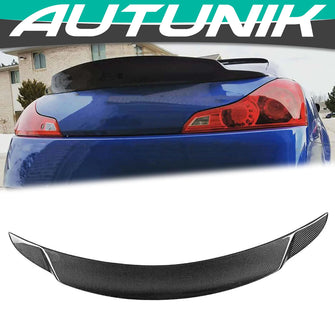 For 2008-2013 Infiniti G37 Coupe Carbon Fiber Trunk Spoiler Wing