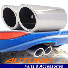 2PC/Set Chrome Exhaust Muffler Tips Tail Pipe Pair for Mazda MX-5 Miata ND 2016-2026