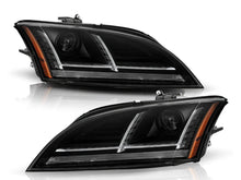 Left+Right For 2008-2015 Audi TT Black HID/Xenon w/AFS LED Sequential Projector Headlights