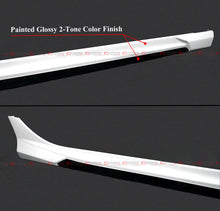 For 2022-2025 Honda Civic GF Bodykit Pearl White Black 2 Tone Side Skirt Extension