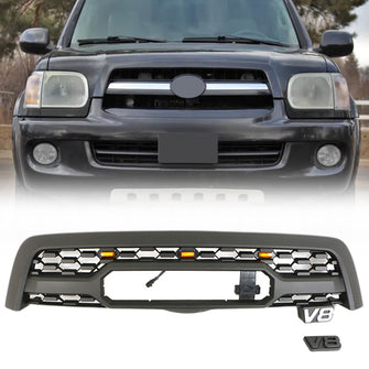 Front Bumper Upper Grille Honeycomb Middle Grids for Toyota Sequoia 2005-2007