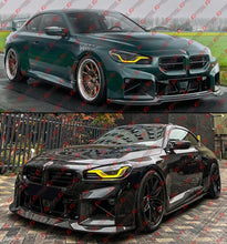 For 2023-2025 BMW G87 M2 MP Style Gloss Black Front Bumper Air Duct Vent Replacement