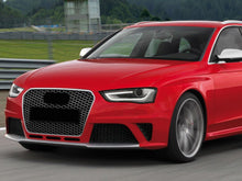 L+R Front Bumper Fog Light Cover Side Grille BezelFor Audi RS4 2013-2015