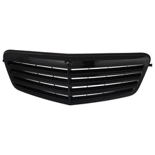 For 2010-2013 Mercedes Benz E Class W212 Sedan E350 E550 Front Bumper Grill Grille Glossy Black