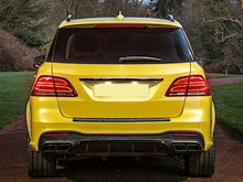 Rear Diffuser Lip w/ Black Exhaust Tips For Mercedes GLE W166 SUV GLE300 GLE350 GLE400 GLE43 AMG 2015-2018