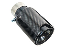 Carbon fiber Exhaust Tips 65mm Inlet Muffler Pipes Fit for BMW