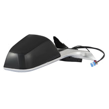 13pins For 2017-2023 Tesla Model 3 Black Chrome Right Passenger Side Mirror Assembly (Heated, Side View, Without Camera, GPS, Fold)