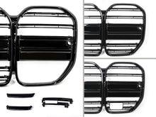 Gloss Black Front Grille Grill Replacement For BMW 4 Series G22 G23 2DR Coupe 2021-2026 w/ ACC