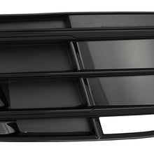 For 2018-2020 Audi SQ5 Q5 S-Line Front Bumper Fog Light Grille Grill Cover Black