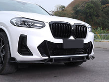 3PCS Gloss Black Front Splitter Lip for BMW X3 G01 M-Sport 2022-2024